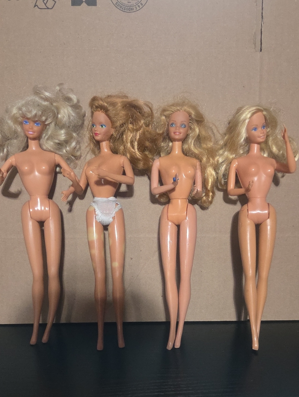 Mattel Blonde & Light Brown Hair Fashion Dolls Lot
